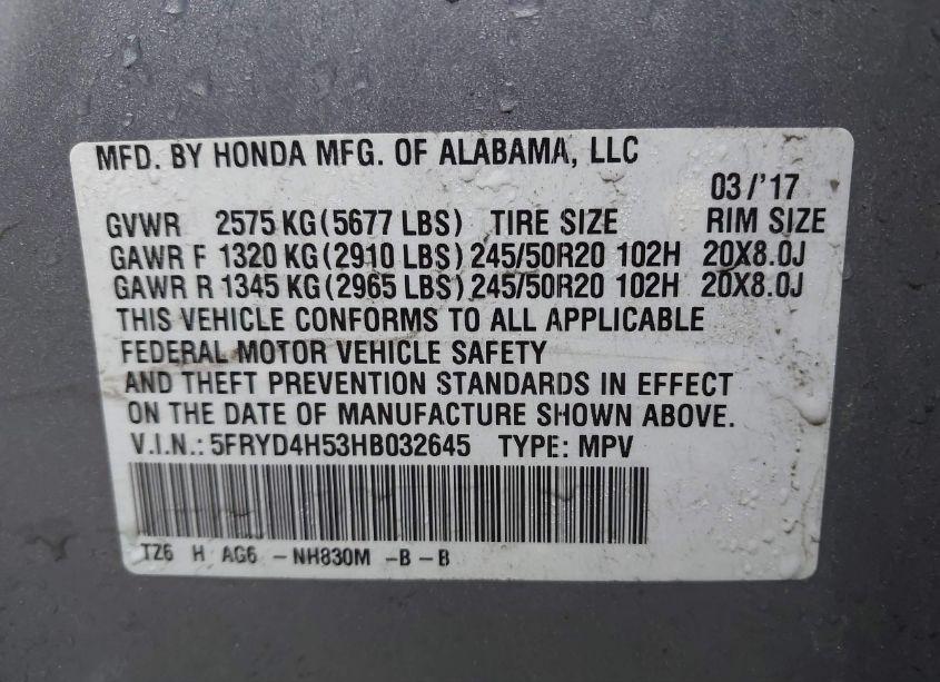 Photo 9 of 2017 Acura Mdx TECHNOLOGY PACKAGE (VIN 5FRYD4H53HB032645)