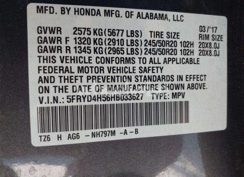 Photo 9 of 2017 Acura Mdx TECHNOLOGY PACKAGE (VIN 5FRYD4H56HB033627)