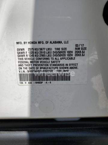 Photo 11 of 2017 ACURA MDX TECHNOLOGY N/A (VIN 5FRYD4H57HB033720)