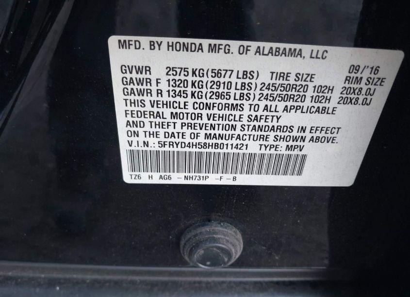 Photo 9 of 2017 Acura Mdx TECHNOLOGY PACKAGE (VIN 5FRYD4H58HB011421)