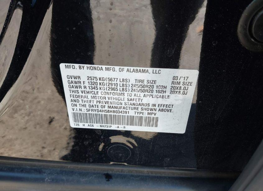 Photo 9 of 2017 Acura Mdx TECHNOLOGY PACKAGE (VIN 5FRYD4H58HB034391)