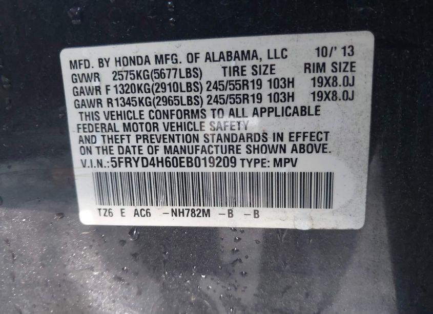 Photo 9 of 2014 Acura Mdx TECHNOLOGY PKG W/ENTERTAINMENT PKG (VIN 5FRYD4H60EB019209)