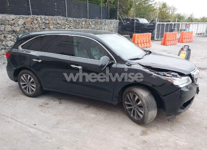 2015 Acura Mdx TECHNOLOGY PKG W/ENTERTAINMENT PKG (VIN 5FRYD4H60FB025660) main photo