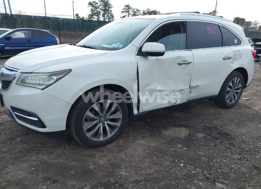 Photo 2 of 2015 Acura Mdx TECHNOLOGY PKG W/ENTERTAINMENT PKG (VIN 5FRYD4H62FB027460)