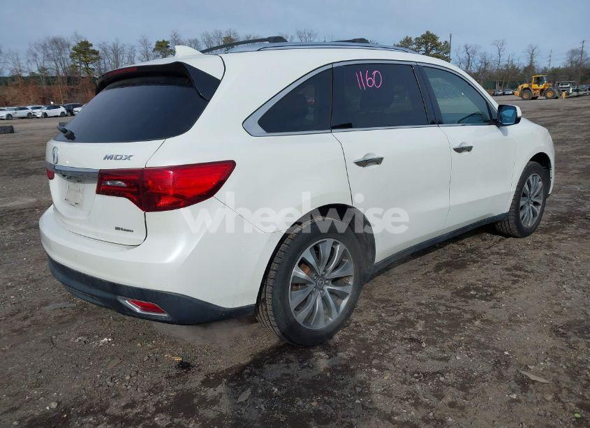Photo 4 of 2015 Acura Mdx TECHNOLOGY PKG W/ENTERTAINMENT PKG (VIN 5FRYD4H62FB027460)