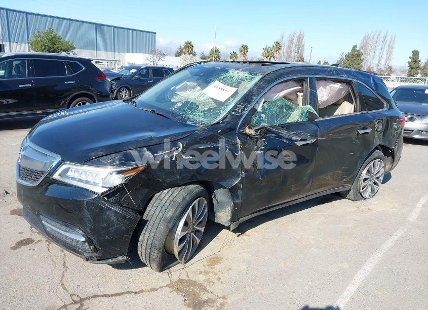 Photo 2 of 2016 Acura Mdx TECHNOLOGY ENTERTAINMENT PACKAGES/TECHNOLOGY, ENTERTAINMENT ACURAWATCH PLUS PACKAGES (VIN 5FRYD4H64GB045671)