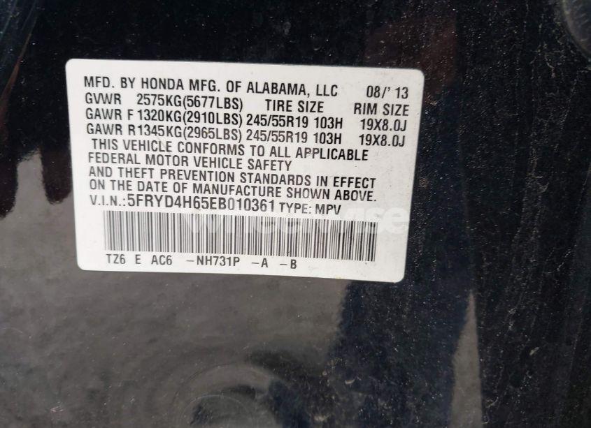 Photo 9 of 2014 Acura Mdx TECHNOLOGY PKG W/ENTERTAINMENT PKG (VIN 5FRYD4H65EB010361)