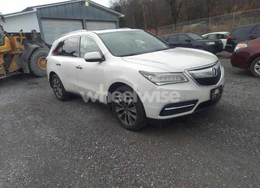 2014 Acura Mdx TECHNOLOGY PKG W/ENTERTAINMENT PKG (VIN 5FRYD4H65EB026396) main photo