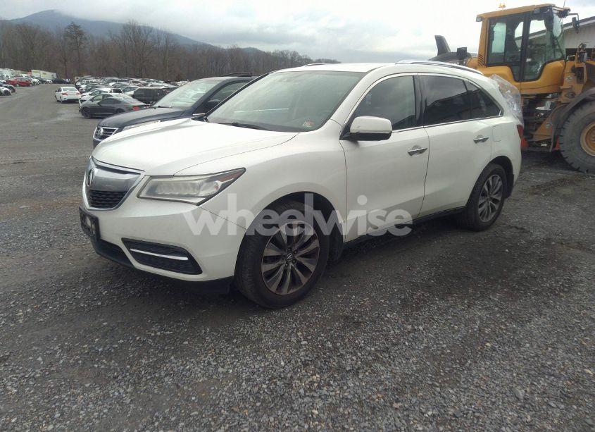 Photo 2 of 2014 Acura Mdx TECHNOLOGY PKG W/ENTERTAINMENT PKG (VIN 5FRYD4H65EB026396)