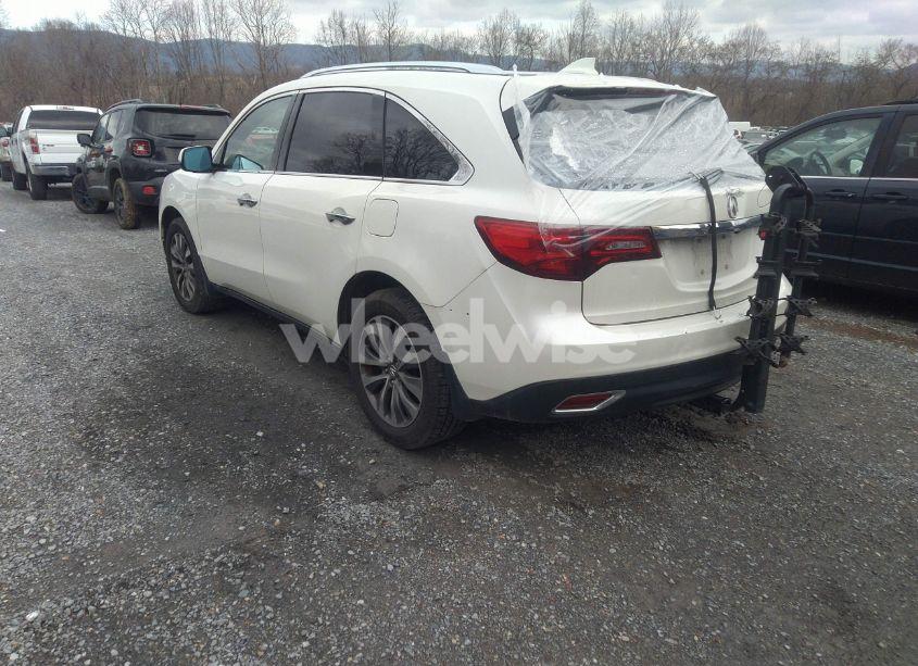 Photo 3 of 2014 Acura Mdx TECHNOLOGY PKG W/ENTERTAINMENT PKG (VIN 5FRYD4H65EB026396)