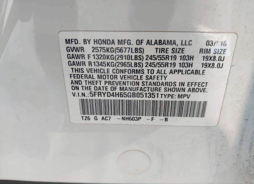 Photo 9 of 2016 Acura Mdx TECHNOLOGY, ENTERTAINMENT ACURAWATCH PLUS PACKAGES/W/TECH/ENTERTAINMENT (VIN 5FRYD4H65GB051351)