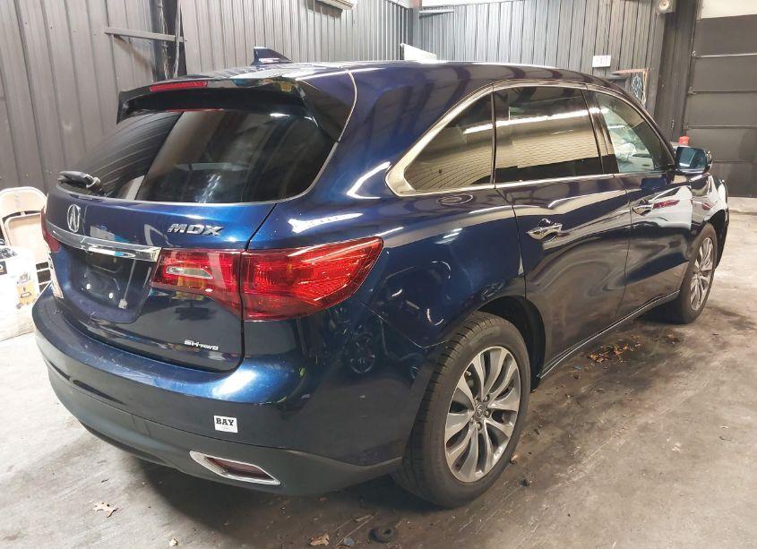 Photo 4 of 2016 Acura Mdx TECHNOLOGY ENTERTAINMENT PACKAGES/TECHNOLOGY, ENTERTAINMENT ACURAWATCH PLUS PACKAGES (VIN 5FRYD4H69GB057685)