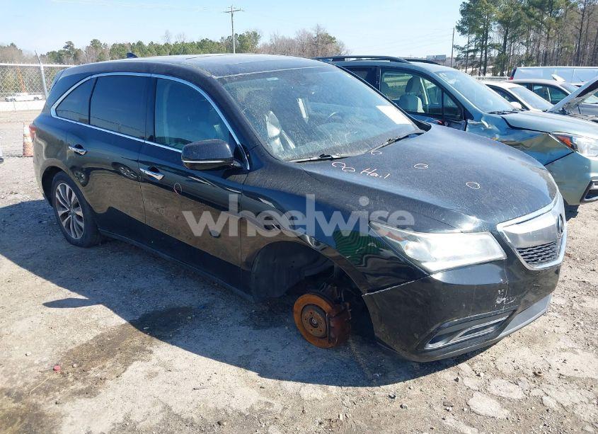 2014 Acura Mdx TECHNOLOGY PKG W/ENTERTAINMENT PKG (VIN 5FRYD4H6XEB046868) main photo