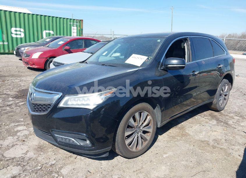 Photo 2 of 2014 Acura Mdx TECHNOLOGY PKG W/ENTERTAINMENT PKG (VIN 5FRYD4H6XEB046868)