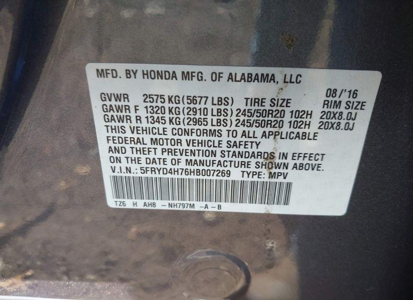 Photo 9 of 2017 Acura Mdx TECHNOLOGY ENTERTAINMENT PKGS (VIN 5FRYD4H76HB007269)