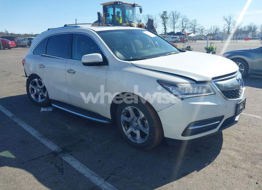 2014 Acura Mdx ADVANCE PKG W/ENTERTAINMENT PKG (VIN 5FRYD4H80EB024850) main photo