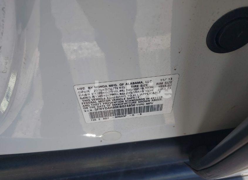 Photo 9 of 2014 Acura Mdx ADVANCE PKG W/ENTERTAINMENT PKG (VIN 5FRYD4H80EB024850)