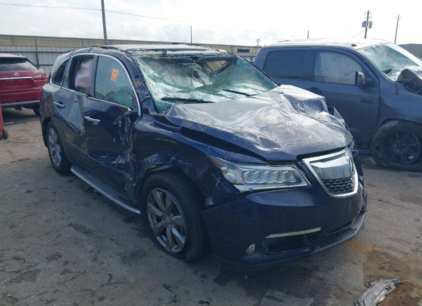 2014 Acura Mdx ADVANCE PKG W/ENTERTAINMENT PKG (VIN 5FRYD4H80EB040370) main photo