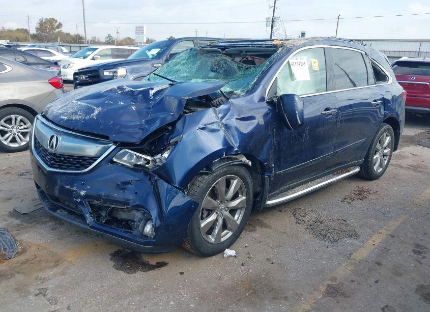 Photo 2 of 2014 Acura Mdx ADVANCE PKG W/ENTERTAINMENT PKG (VIN 5FRYD4H80EB040370)