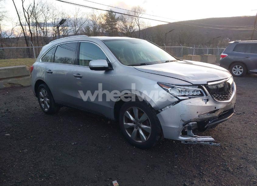2014 Acura Mdx ADVANCE PKG W/ENTERTAINMENT PKG (VIN 5FRYD4H81EB036943) main photo