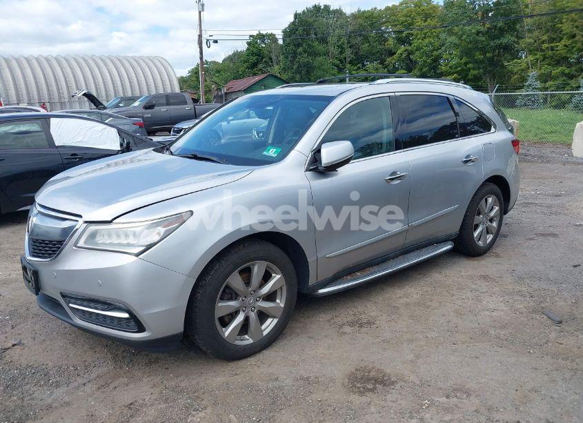 Photo 2 of 2014 Acura Mdx ADVANCE PKG W/ENTERTAINMENT PKG (VIN 5FRYD4H81EB038983)