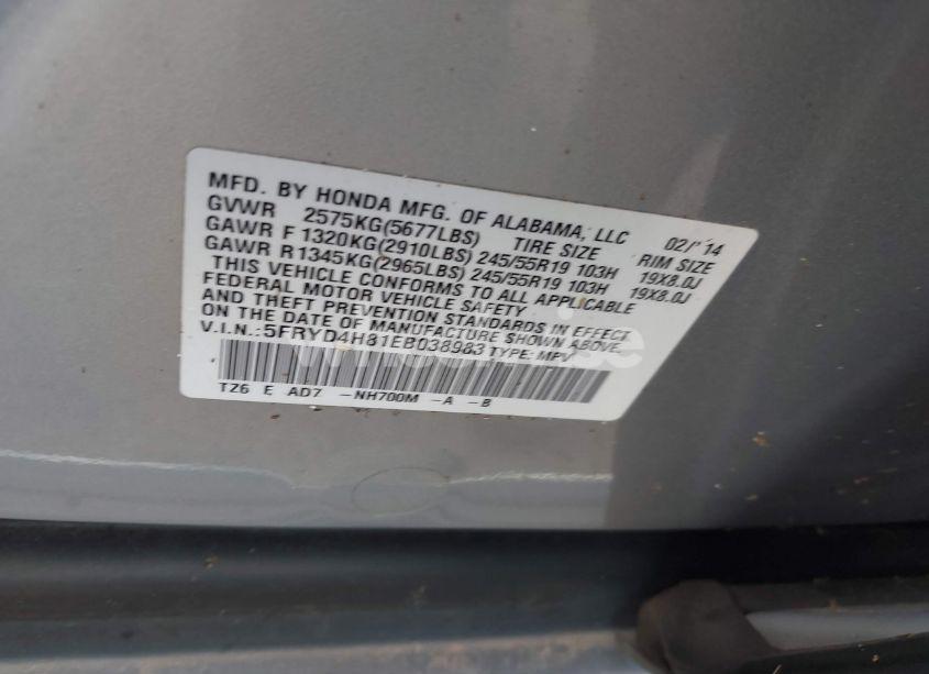 Photo 9 of 2014 Acura Mdx ADVANCE PKG W/ENTERTAINMENT PKG (VIN 5FRYD4H81EB038983)