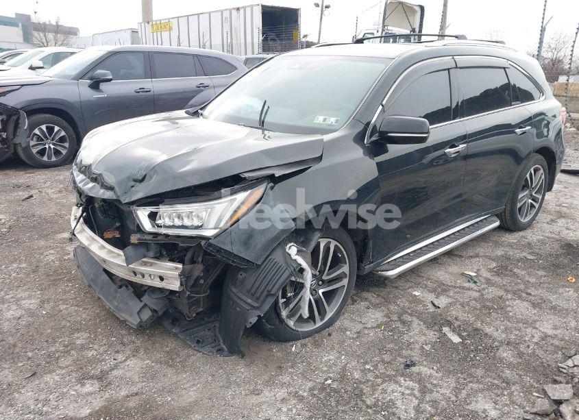Photo 2 of 2017 Acura Mdx ADVANCE PACKAGE (VIN 5FRYD4H82HB001767)