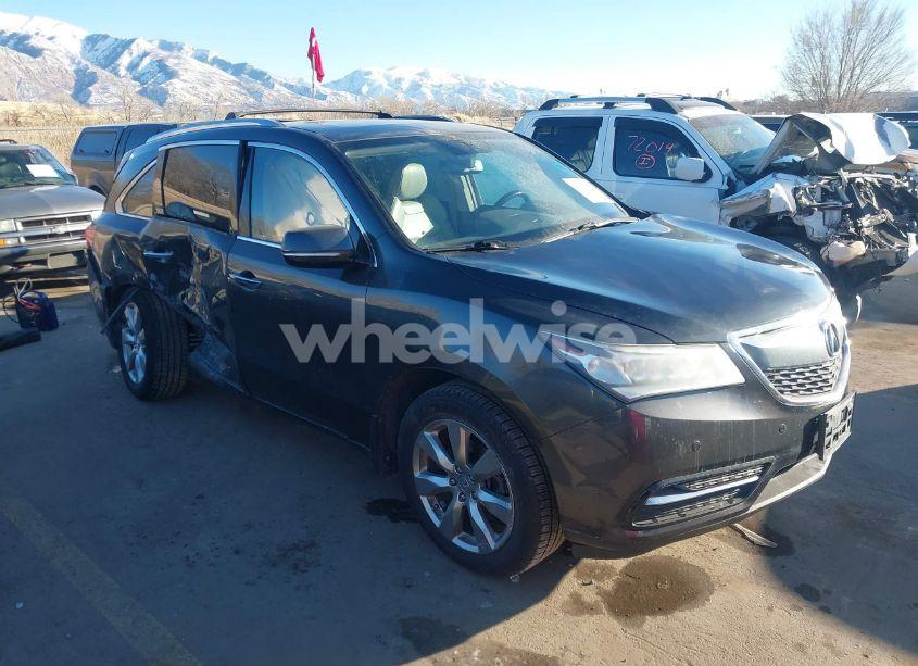 2014 Acura Mdx ADVANCE PKG W/ENTERTAINMENT PKG (VIN 5FRYD4H87EB013439) main photo