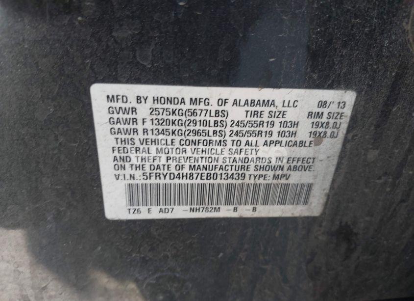 Photo 9 of 2014 Acura Mdx ADVANCE PKG W/ENTERTAINMENT PKG (VIN 5FRYD4H87EB013439)