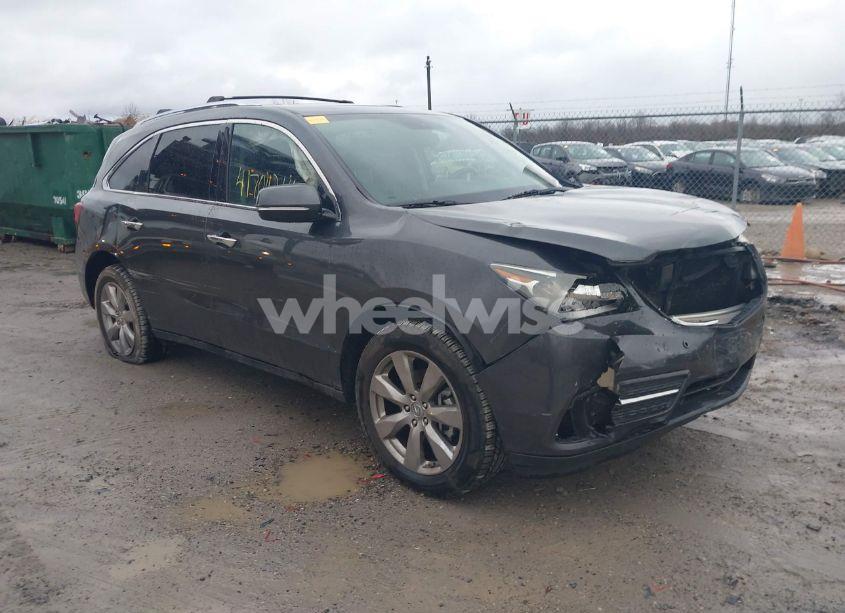 2014 Acura Mdx ADVANCE PKG W/ENTERTAINMENT PKG (VIN 5FRYD4H88EB006239) main photo