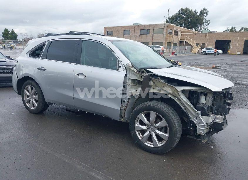 2014 Acura Mdx ADVANCE PKG W/ENTERTAINMENT PKG (VIN 5FRYD4H88EB036924) main photo