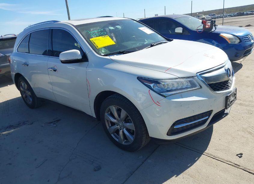 2014 Acura Mdx ADVANCE PKG W/ENTERTAINMENT PKG (VIN 5FRYD4H88EB043758) main photo