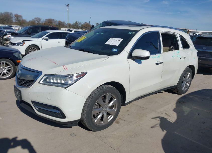 Photo 2 of 2014 Acura Mdx ADVANCE PKG W/ENTERTAINMENT PKG (VIN 5FRYD4H88EB043758)