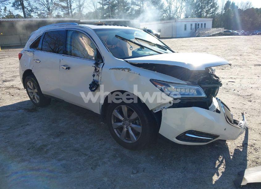2014 Acura Mdx ADVANCE PKG W/ENTERTAINMENT PKG (VIN 5FRYD4H89EB028427) main photo
