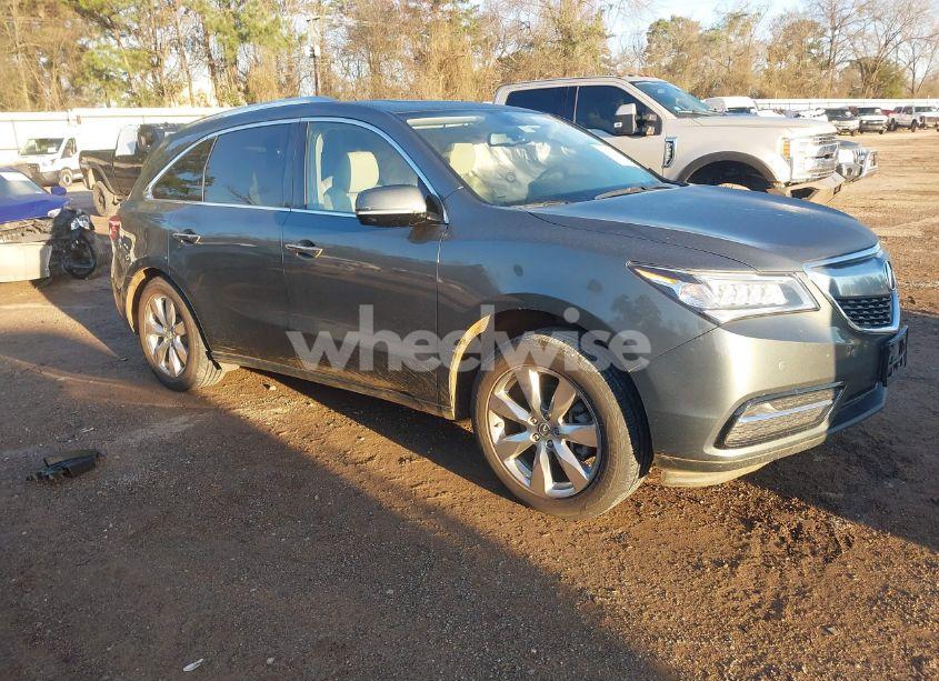 2015 Acura Mdx ADVANCE PKG W/ENTERTAINMENT PKG (VIN 5FRYD4H89FB009782) main photo