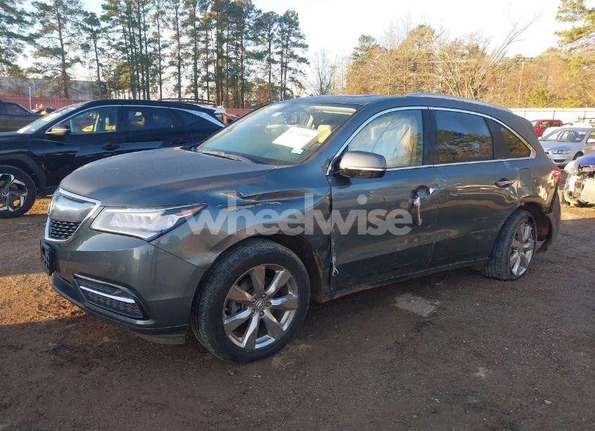 Photo 2 of 2015 Acura Mdx ADVANCE PKG W/ENTERTAINMENT PKG (VIN 5FRYD4H89FB009782)