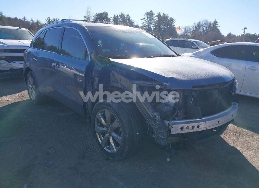 2015 Acura Mdx ADVANCE PKG W/ENTERTAINMENT PKG (VIN 5FRYD4H89FB016005) main photo