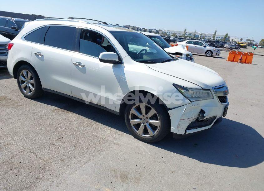 2014 Acura Mdx ADVANCE PKG W/ENTERTAINMENT PKG (VIN 5FRYD4H8XEB049707) main photo