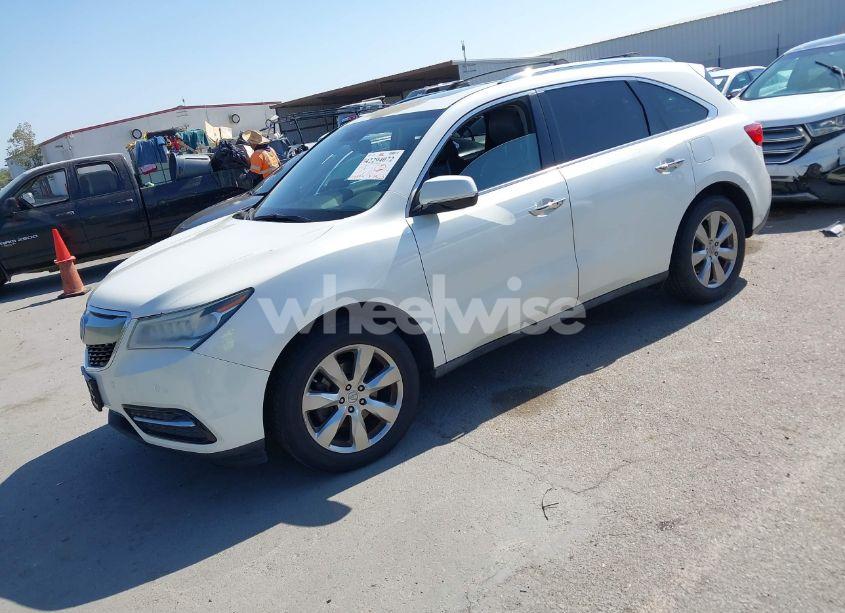 Photo 2 of 2014 Acura Mdx ADVANCE PKG W/ENTERTAINMENT PKG (VIN 5FRYD4H8XEB049707)