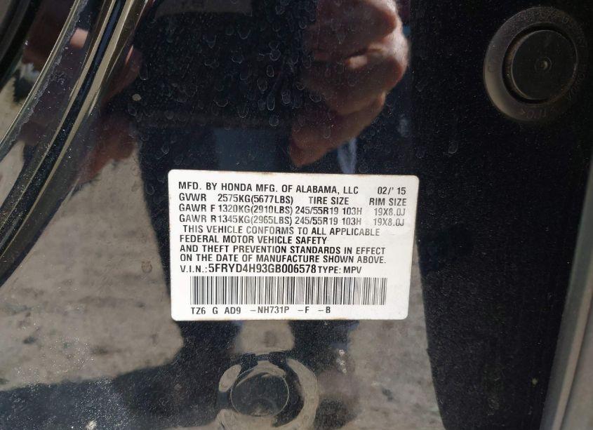 Photo 9 of 2016 Acura Mdx ADVANCE ENTERTAINMENT PACKAGES/ADVANCE PACKAGE (VIN 5FRYD4H93GB006578)