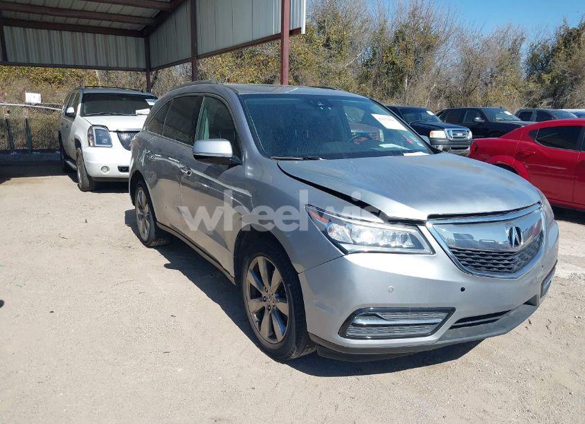 2016 Acura Mdx ADVANCE ENTERTAINMENT PACKAGES/ADVANCE PACKAGE (VIN 5FRYD4H96GB034228) main photo