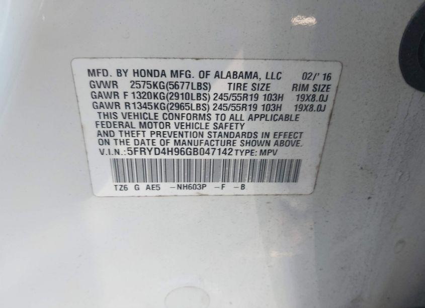 Photo 9 of 2016 Acura Mdx ADVANCE ENTERTAINMENT PACKAGES/ADVANCE PACKAGE (VIN 5FRYD4H96GB047142)