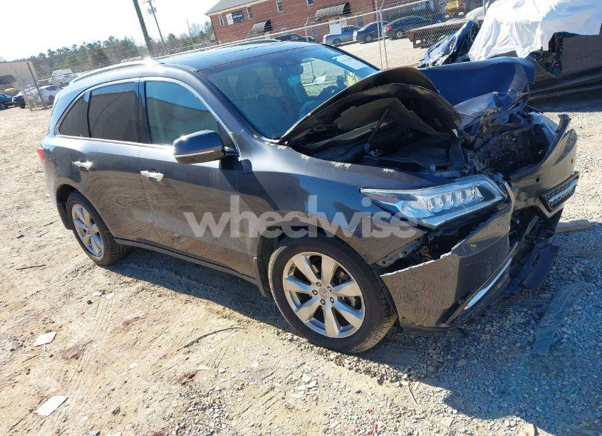 2016 Acura Mdx ADVANCE ENTERTAINMENT PACKAGES/ADVANCE PACKAGE (VIN 5FRYD4H96GB052261) main photo