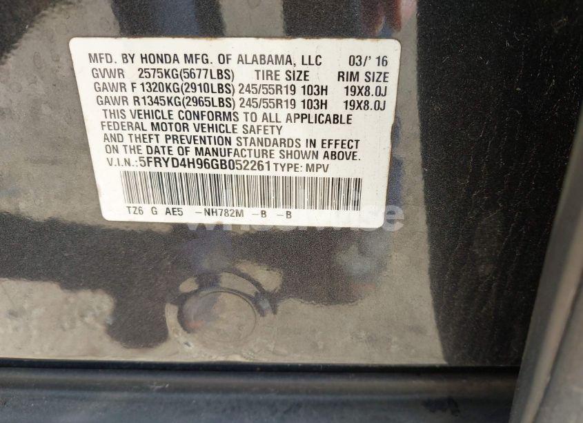 Photo 9 of 2016 Acura Mdx ADVANCE ENTERTAINMENT PACKAGES/ADVANCE PACKAGE (VIN 5FRYD4H96GB052261)