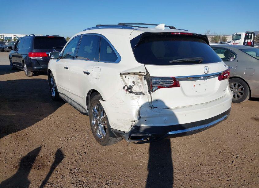 Photo 3 of 2017 Acura Mdx ADVANCE ENTERTAINMENT PKGS (VIN 5FRYD4H98HB006061)