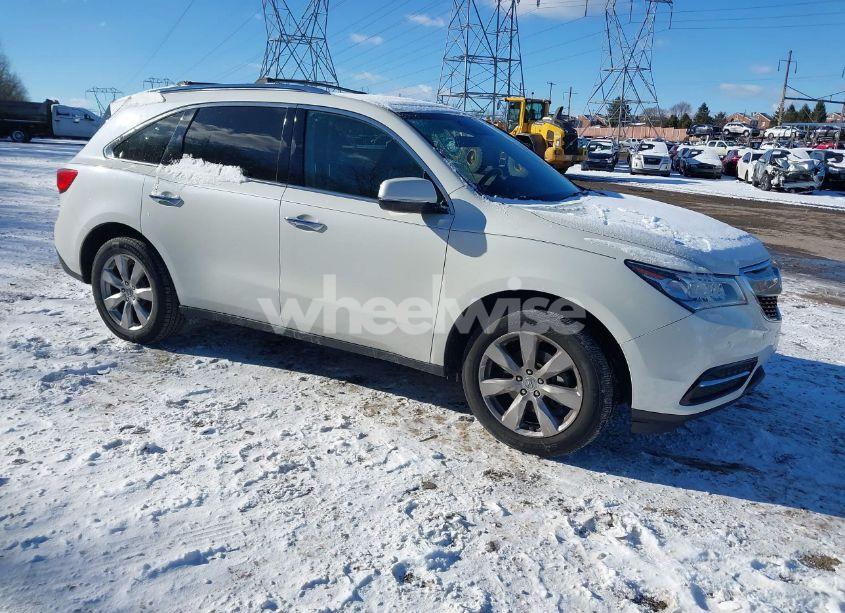 2016 Acura Mdx ADVANCE ENTERTAINMENT PACKAGES/ADVANCE PACKAGE (VIN 5FRYD4H99GB045241) main photo