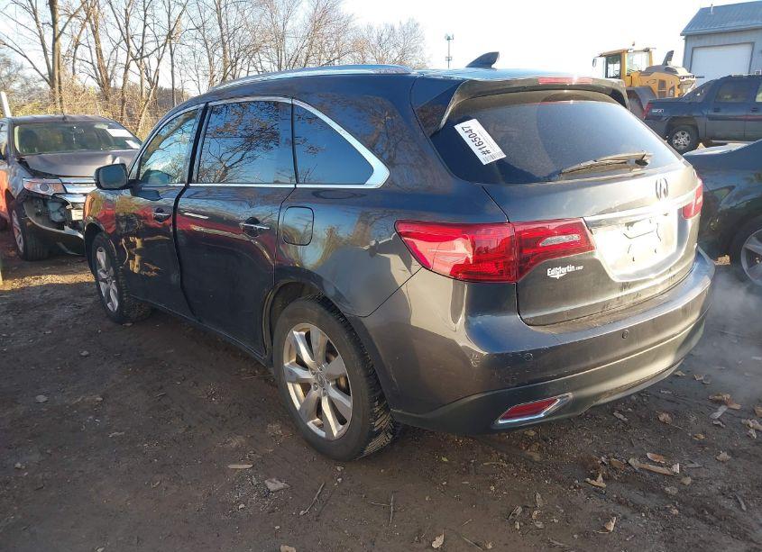 Photo 3 of 2016 Acura Mdx ADVANCE ENTERTAINMENT PACKAGES/ADVANCE PACKAGE (VIN 5FRYD4H9XGB021790)