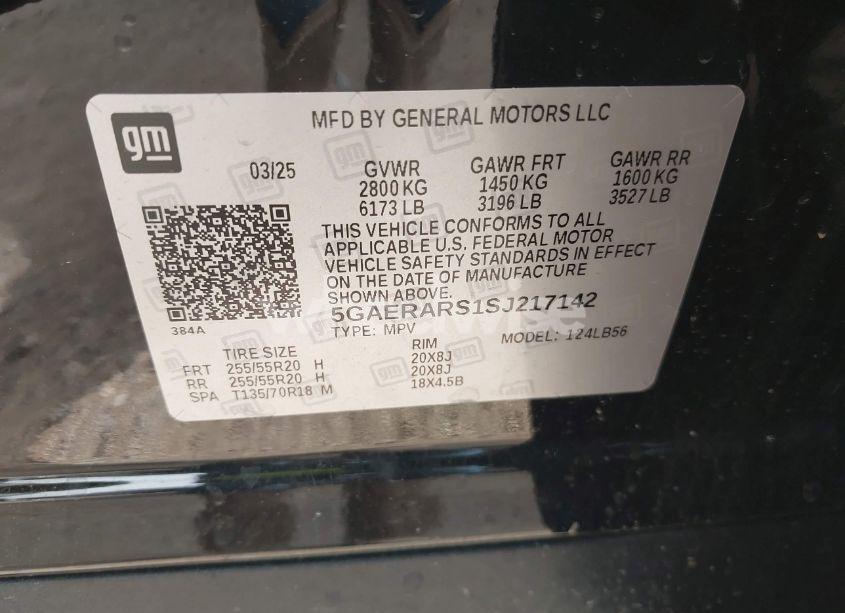 Photo 9 of 2025 Buick Enclave PREFERRED FWD (VIN 5GAERARS1SJ217142)