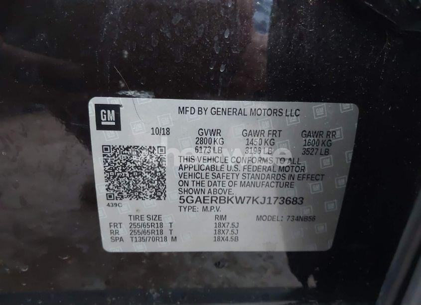 Photo 9 of 2019 Buick Enclave FWD ESSENCE (VIN 5GAERBKW7KJ173683)