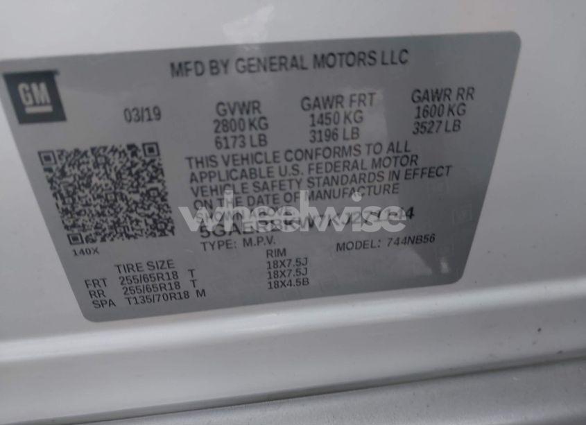 Photo 9 of 2019 Buick Enclave FWD ESSENCE (VIN 5GAERBKW7KJ271144)
